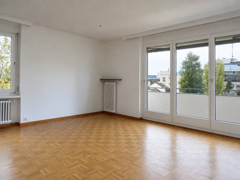Fertig gestrichene Wohnung in Zürich-Seefeld