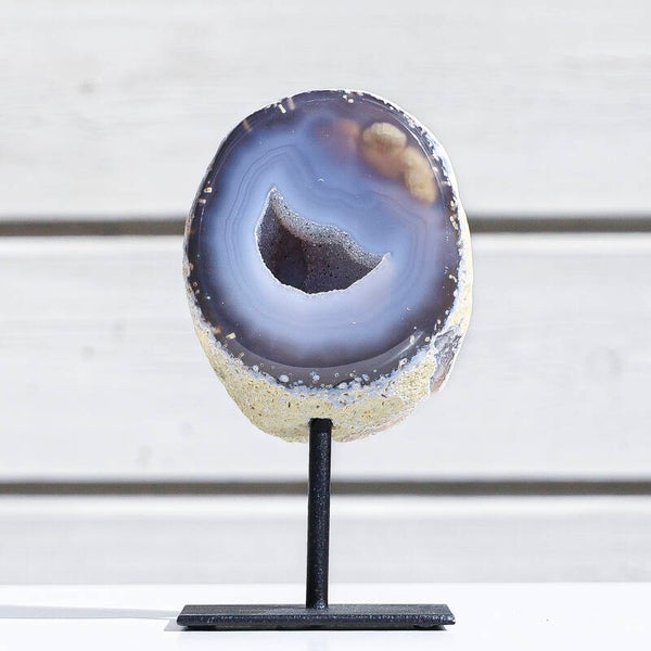 Agaat Geode+ Op Standaard #274