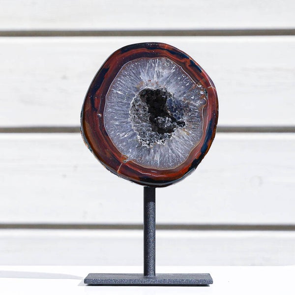 Agaat Geode Op Standaard #273