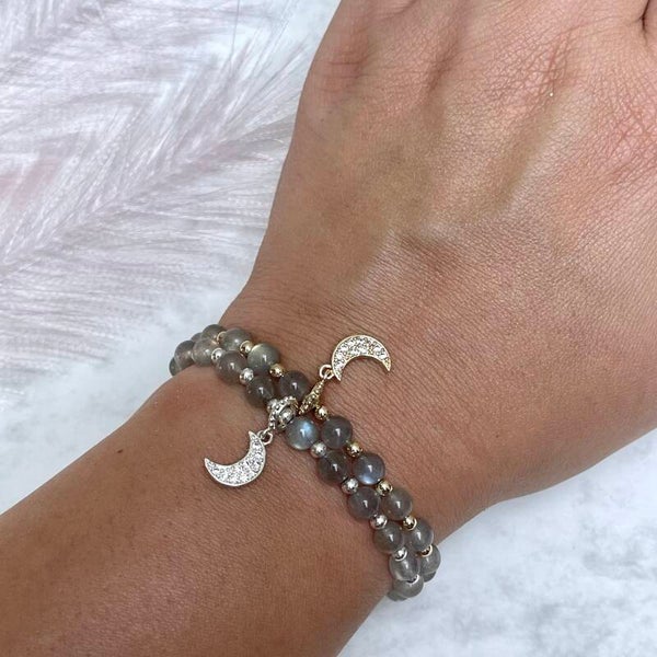 Labradoriet Armband Maan