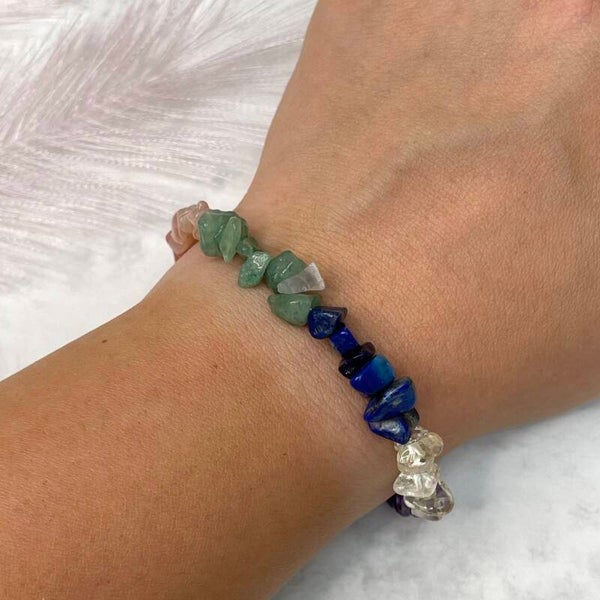 7 Chakra Chips Armband #8