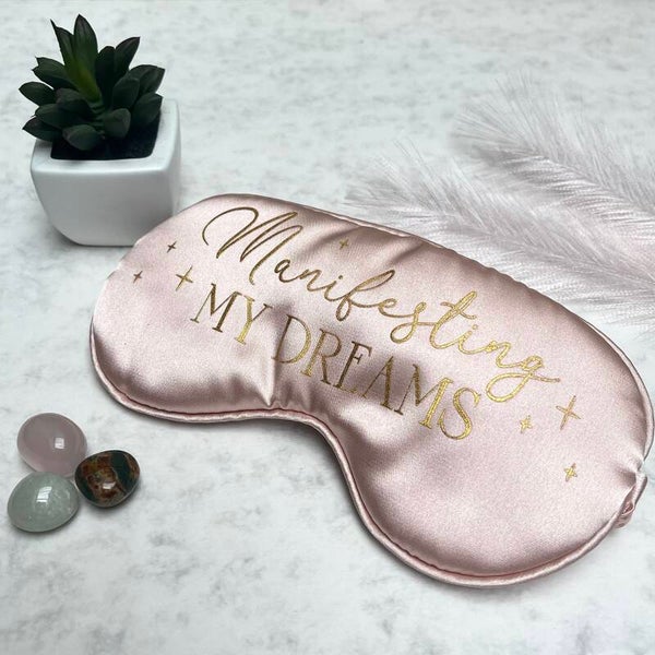 Satijnen Slaapmasker 'Manifesting My Dreams' #122