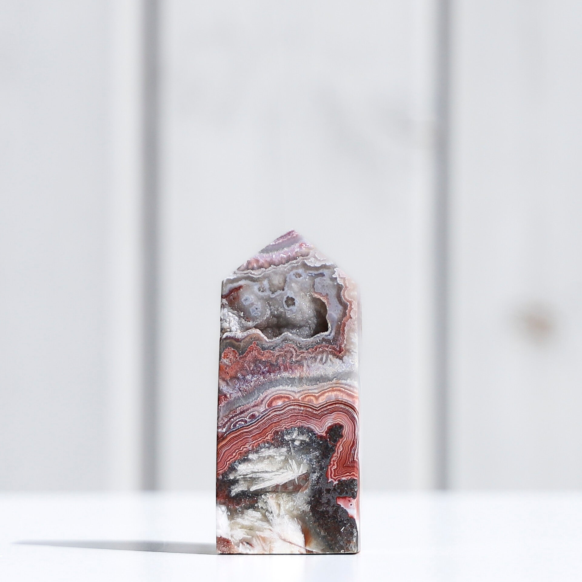 Mexicaanse Crazy Lace Agaat Toren #626c