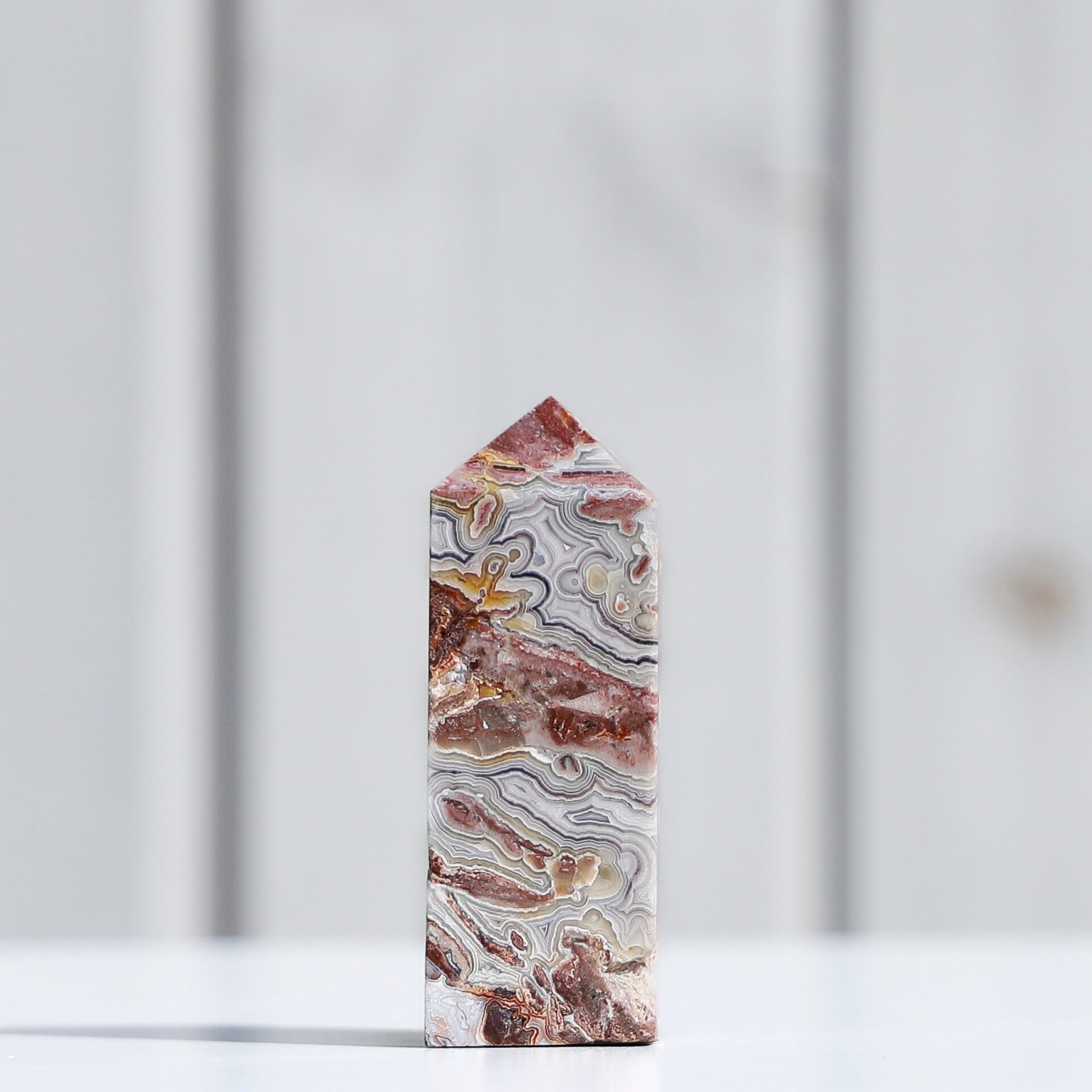 Mexicaanse Crazy Lace Agaat Toren #549