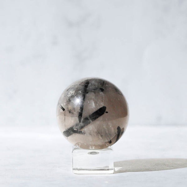 Toermalijn in kwarts Bol #352a