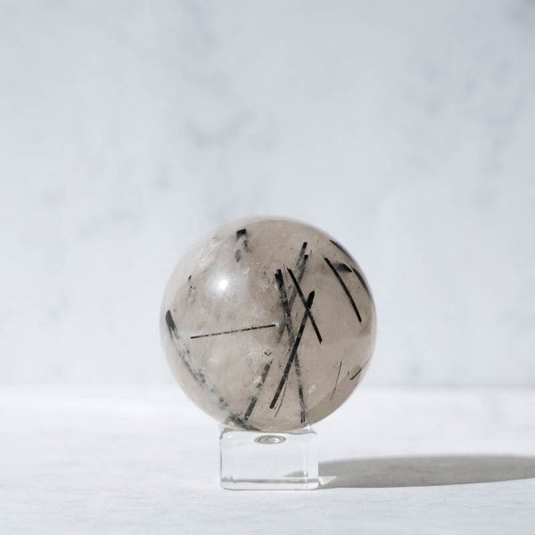 Toermalijn in kwarts Bol #352c