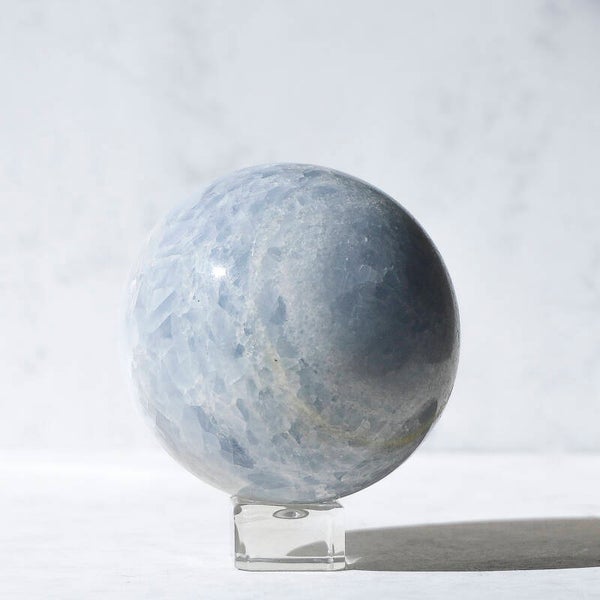 Blauwe Calciet Bol #374b