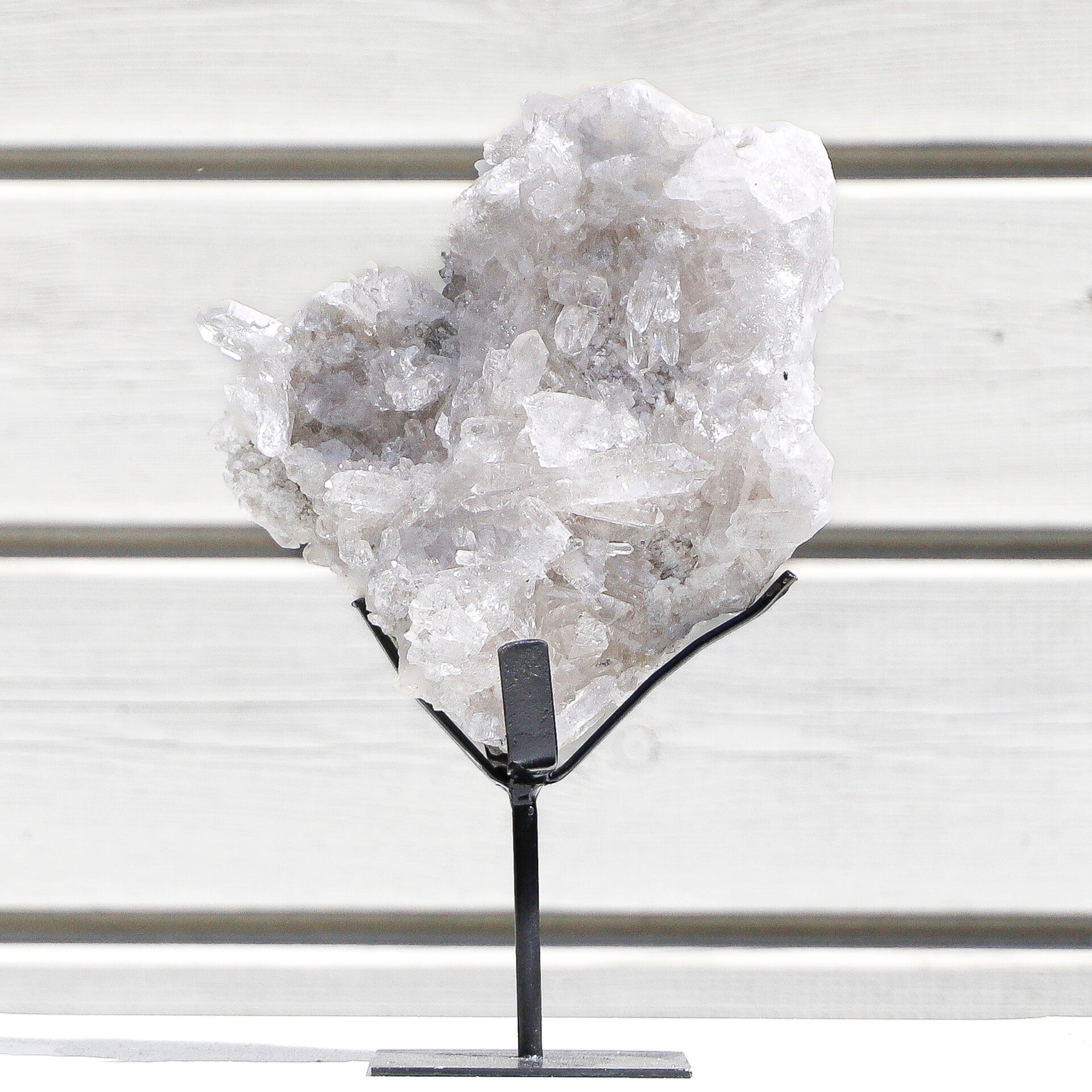 Bergkristal Cluster Op Standaard #409