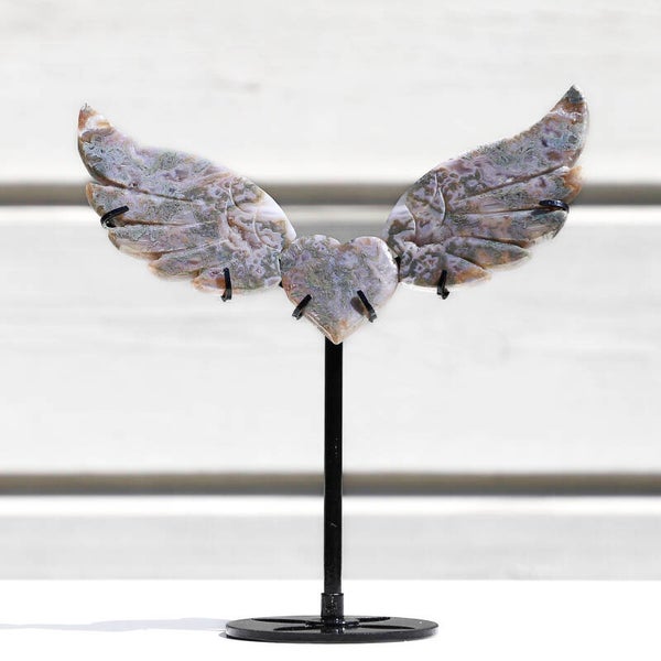 Mosagaat Vleugels / Hart Op Standaard