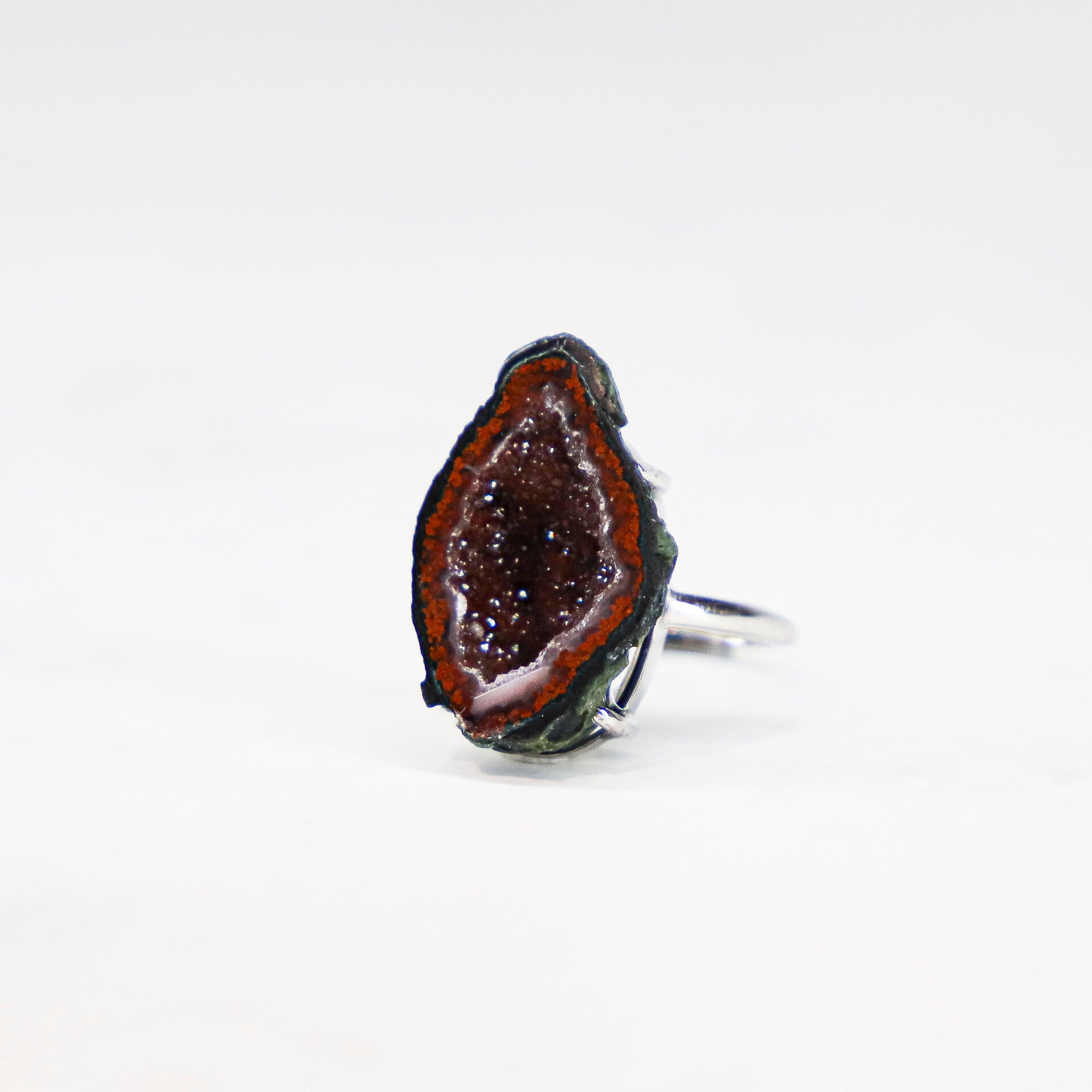 Agaat Geode Ring #410a