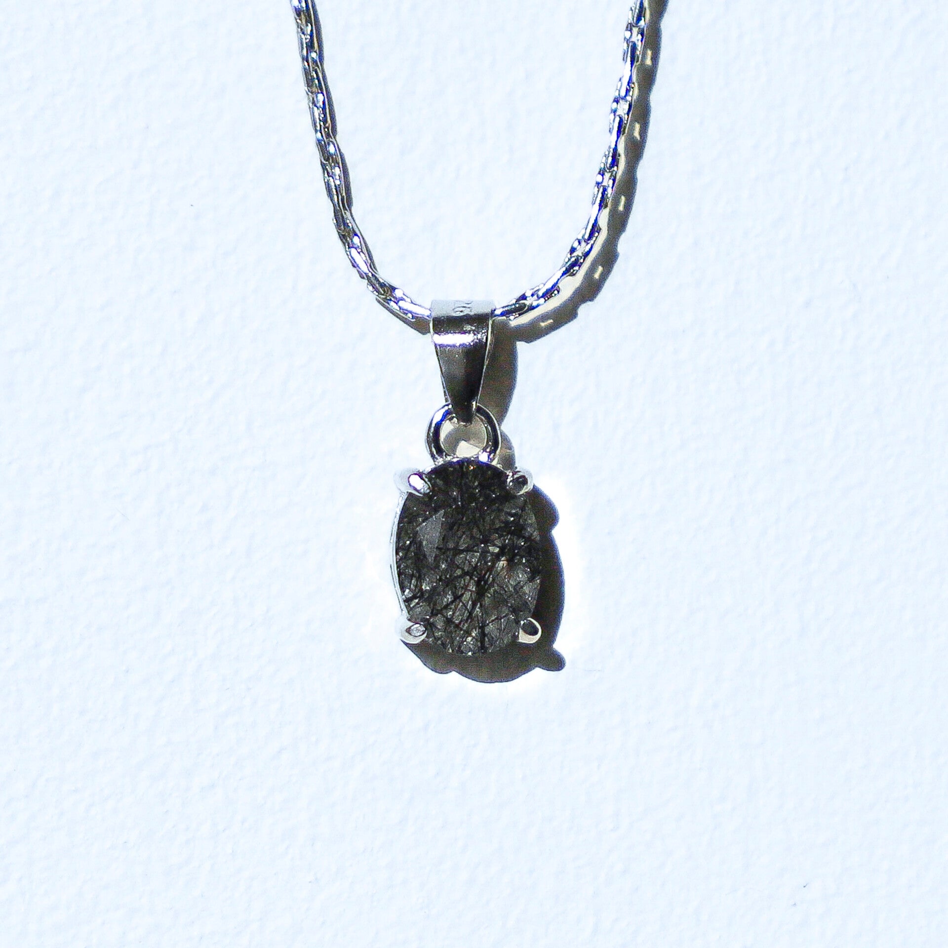 Toermalijn In Kwarts Ketting #424b