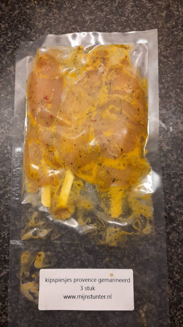 3 kipspiesjes provence gemarineerd