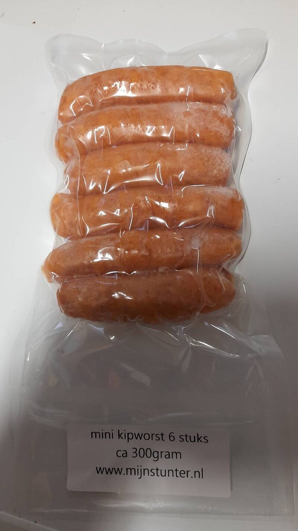Mini kipworst 6 stuks