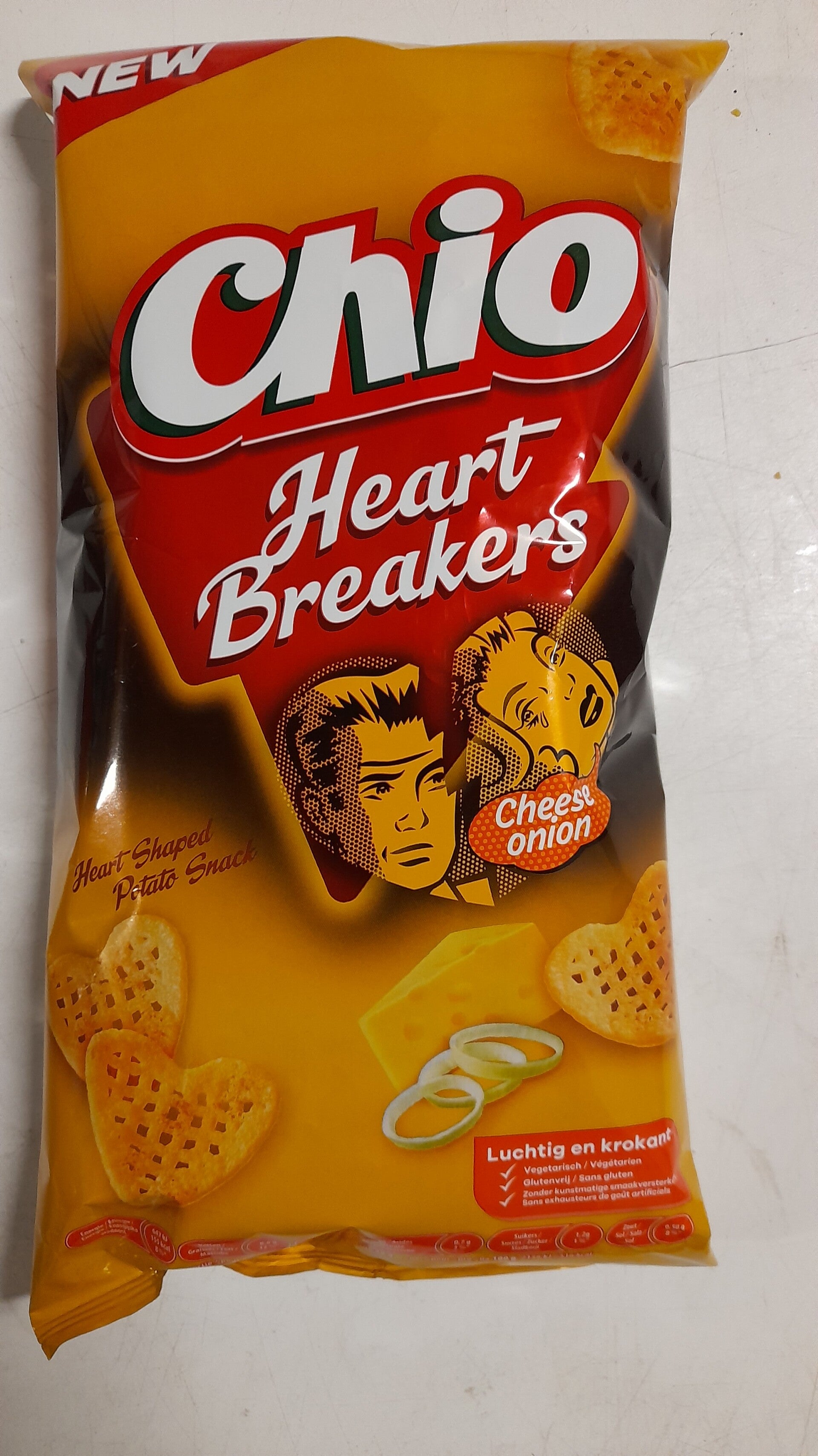 Heart breakers cheese onion