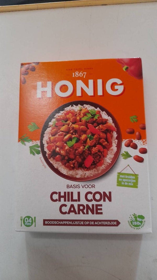 Honig basis voor chili con carne tht 31-5-2026