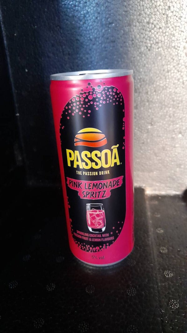 Passoa pink lemonade spritz