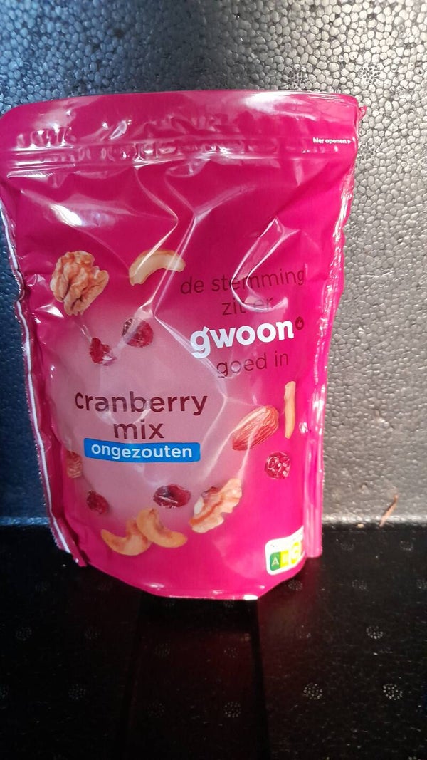 Cranberry mix ongezouten