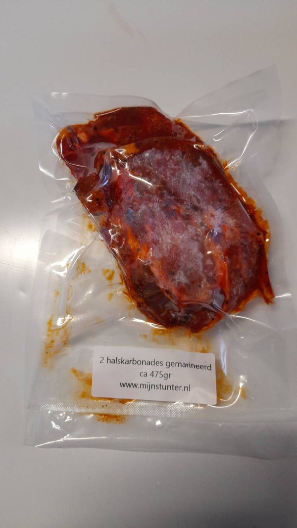 2 hals karbonades ca 475gr