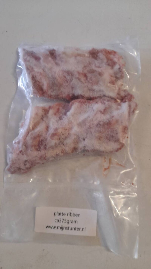 Platte rib 375gram