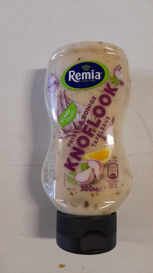 Frisse en romige knoflooksaus