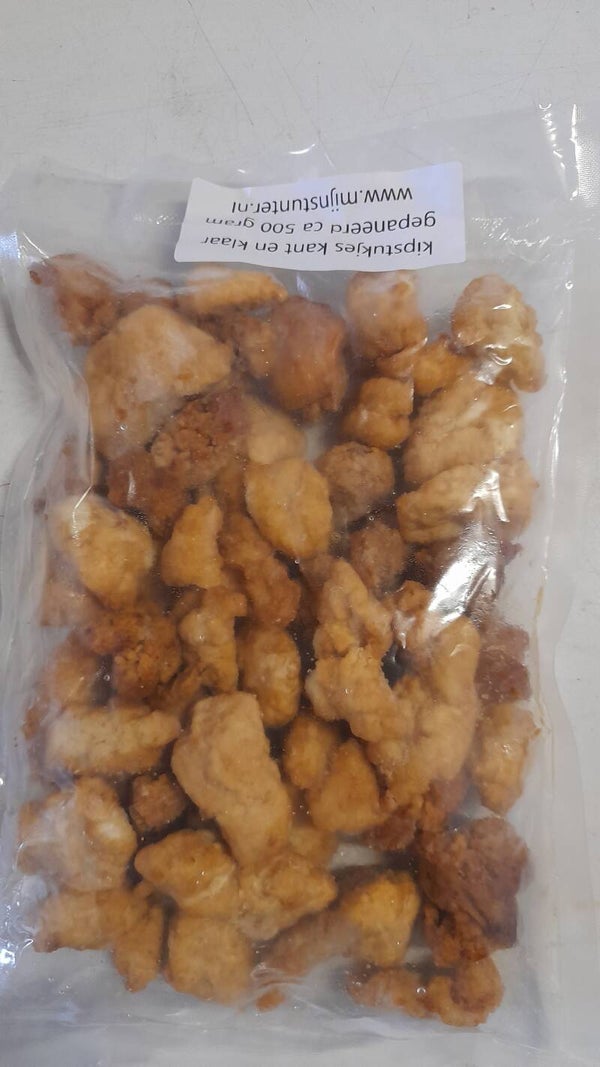 Gepaneerde Stukjes Krokante Kipfilet ca 500gr
