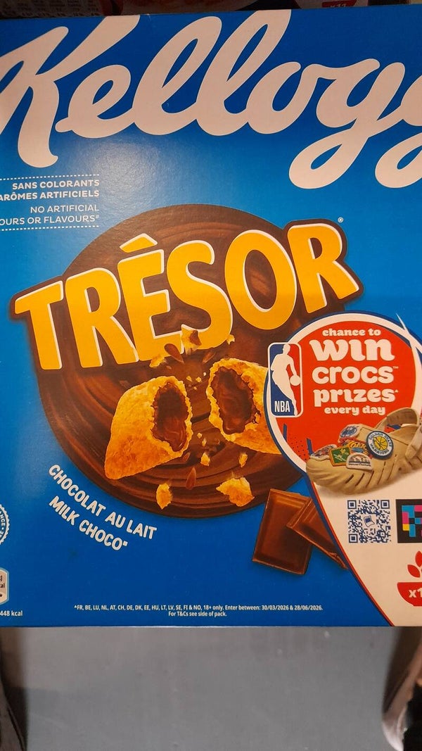 Kellogg tresor milk choco