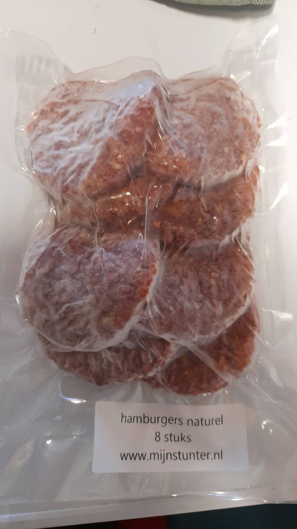 8 hamburgers naturel
