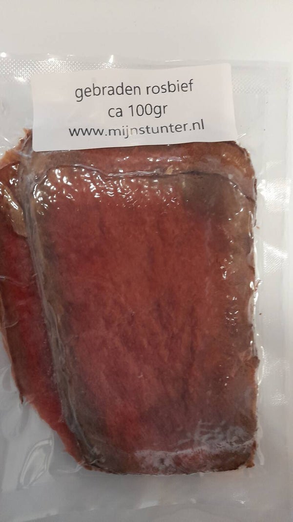 Gebraden rosbief ca 100gr