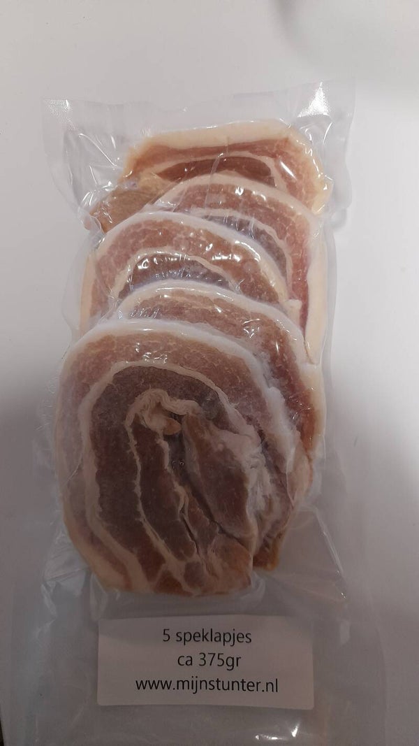 5 speklapjes ca 375gr