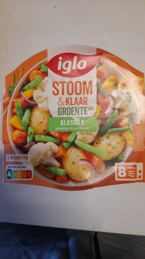 Iglo stoom en klaar groeten