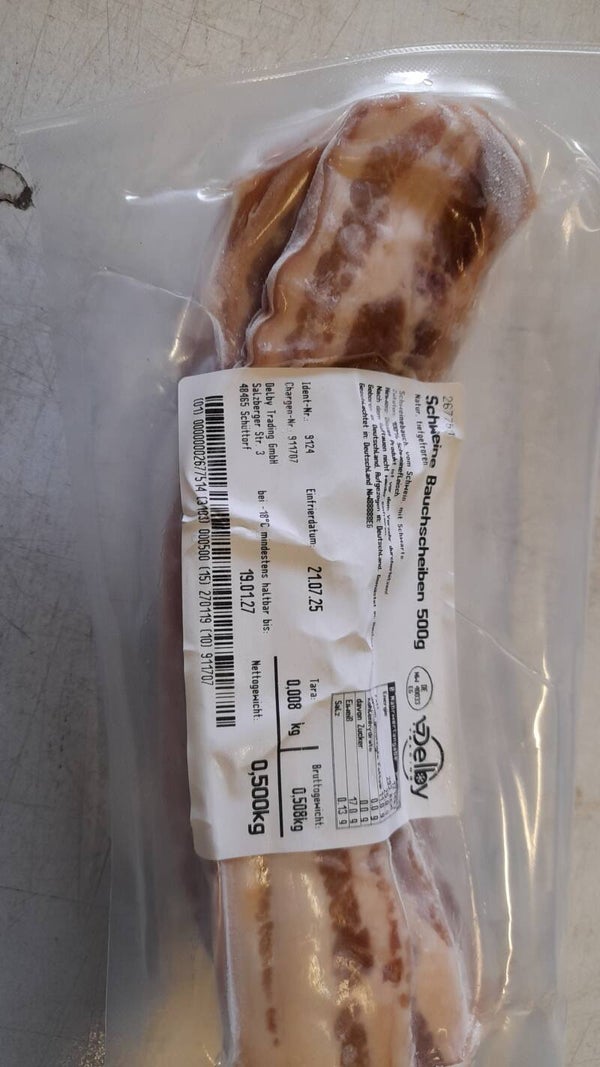 6 speklappen ca 500gr