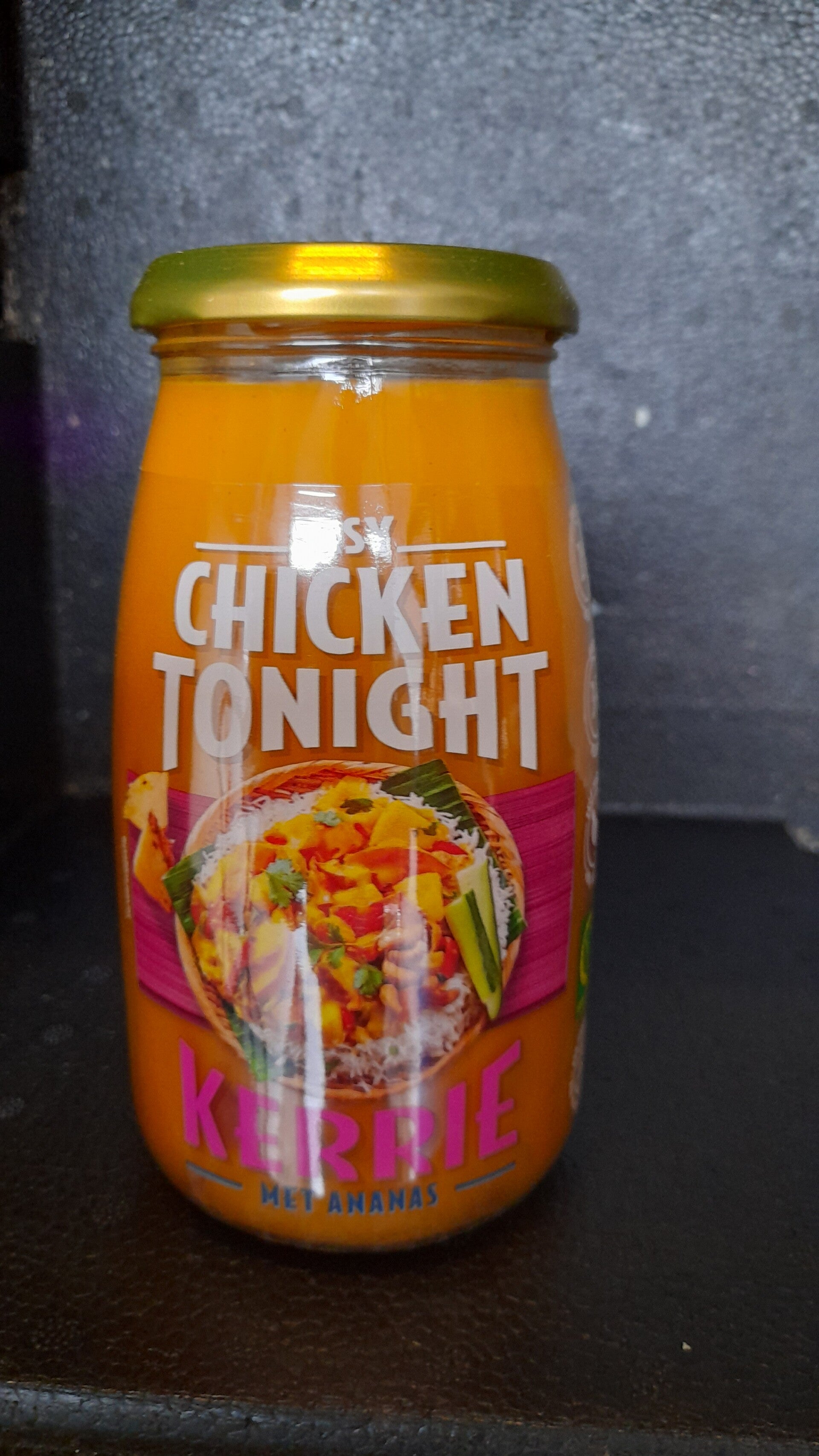 Chicken tonight kerrie met ananas