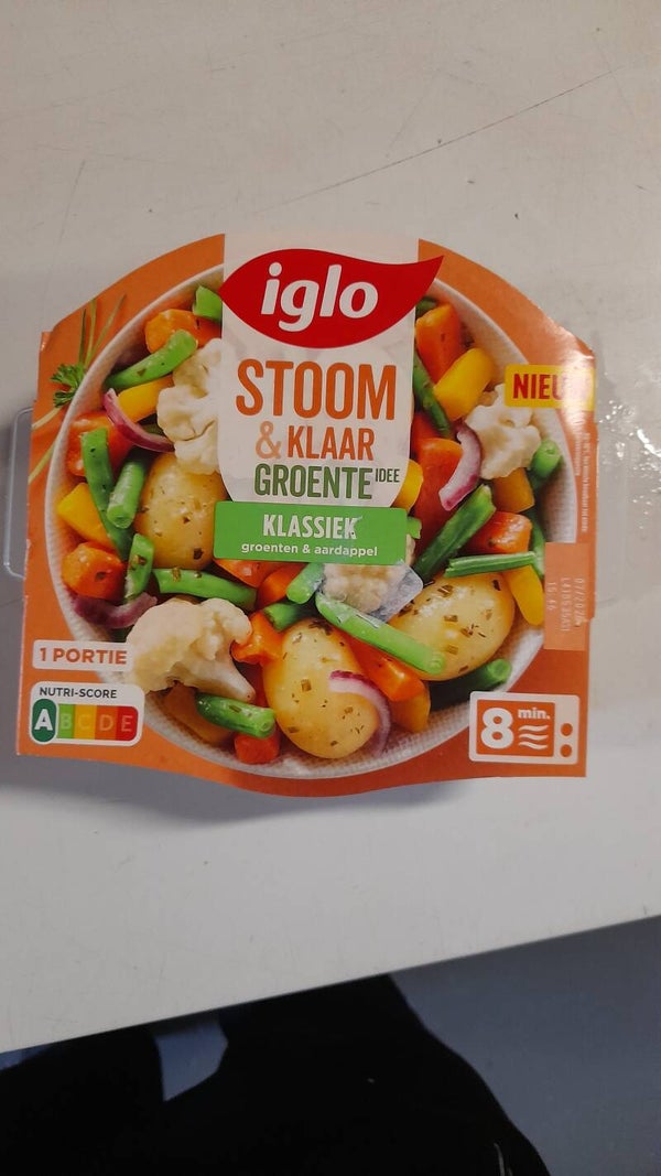 Iglo stoom en klaar groeten