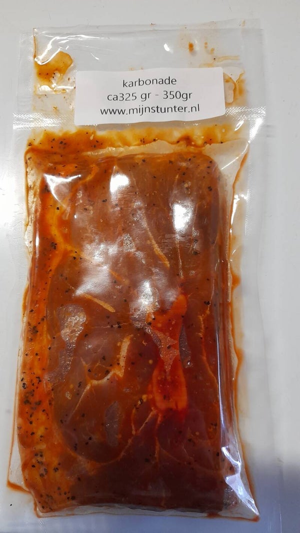 1 Karbonade gemarineerd 325-350gr