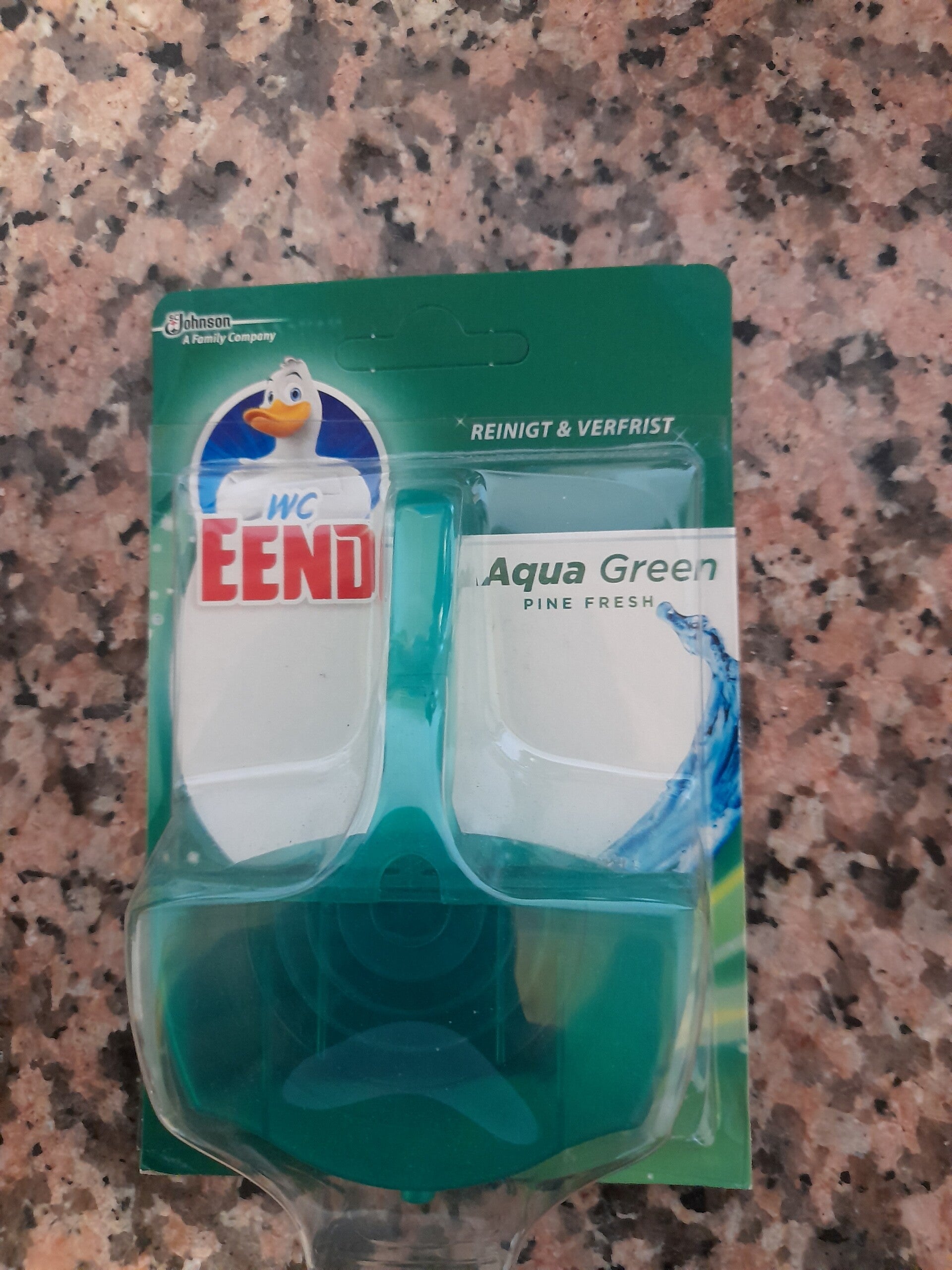Wc eend aqua green