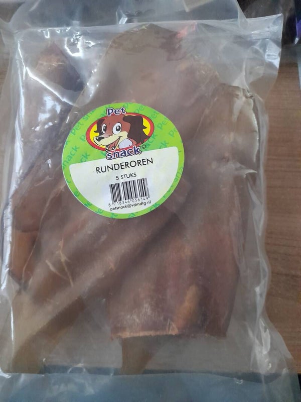 Runderoren voor de  hond