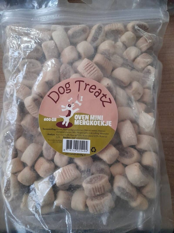 Mini mergkoekjes hond