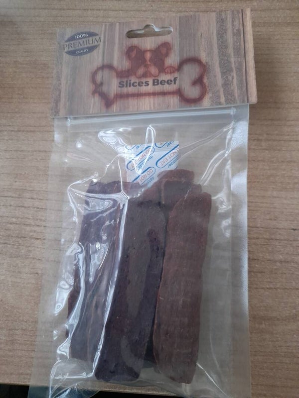 Slices  beef hond