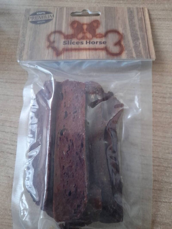 Slices  horse hond