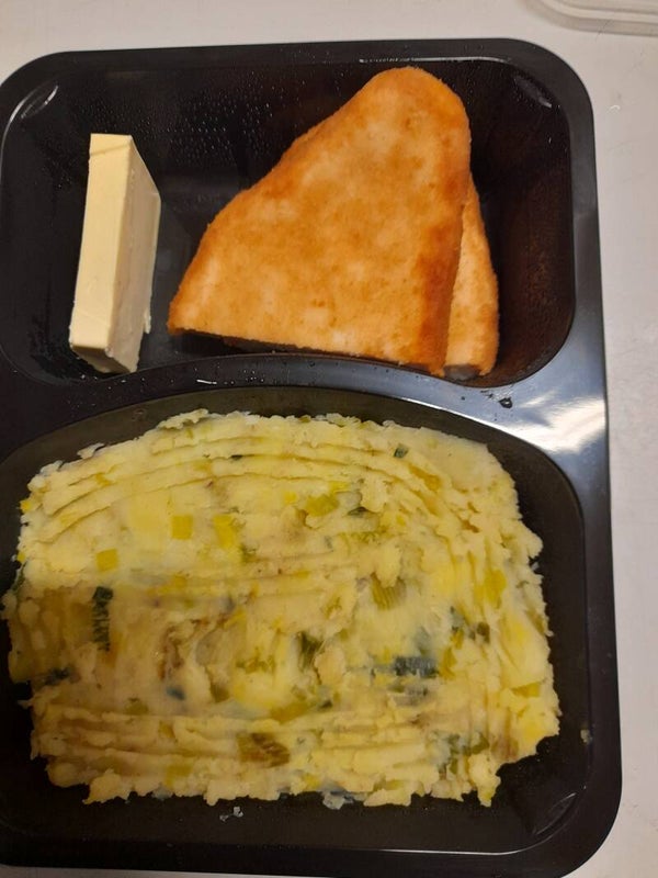 Stamppot prei met kipschnitsel