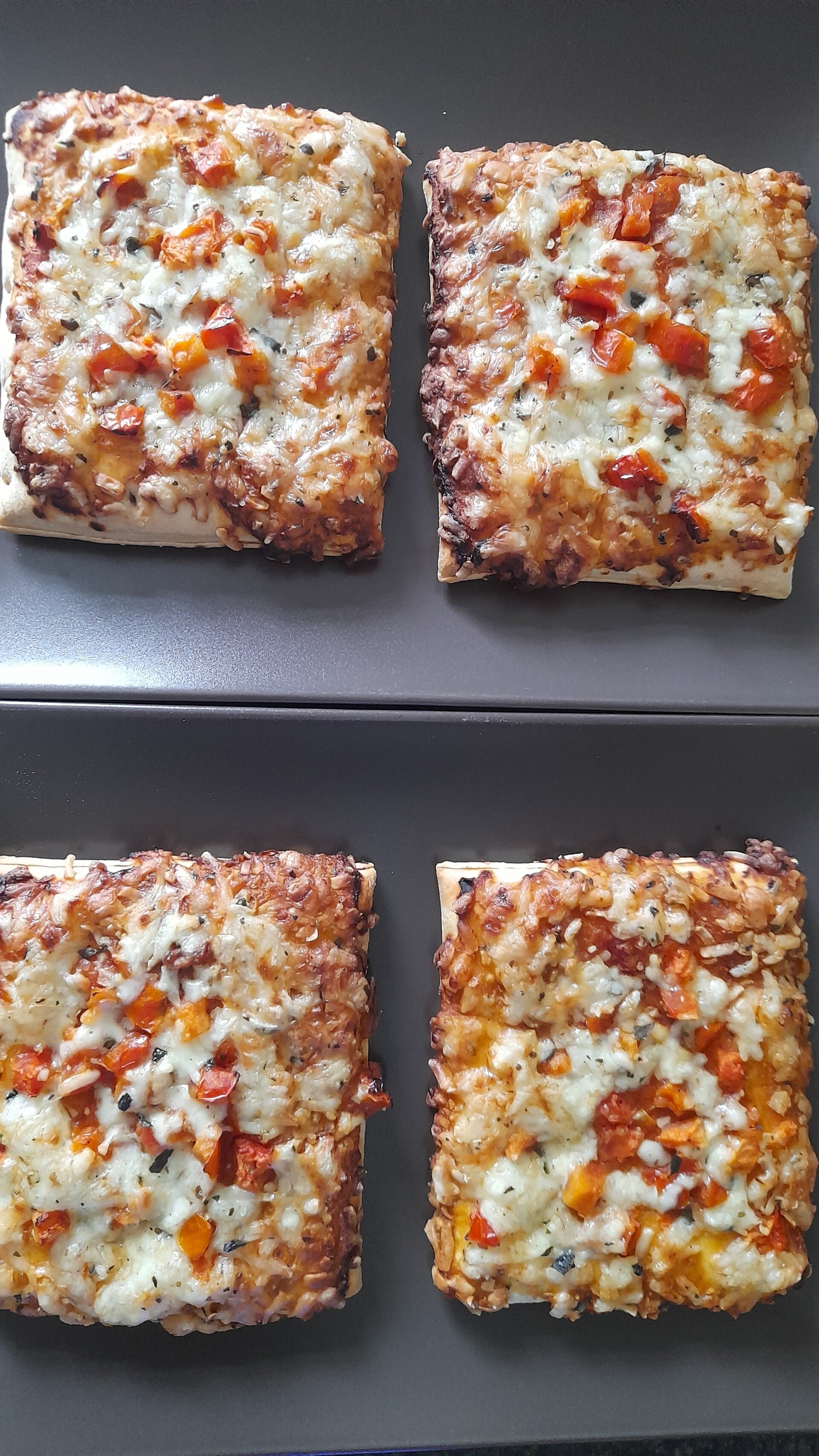 4 Pizza margarita 130gr