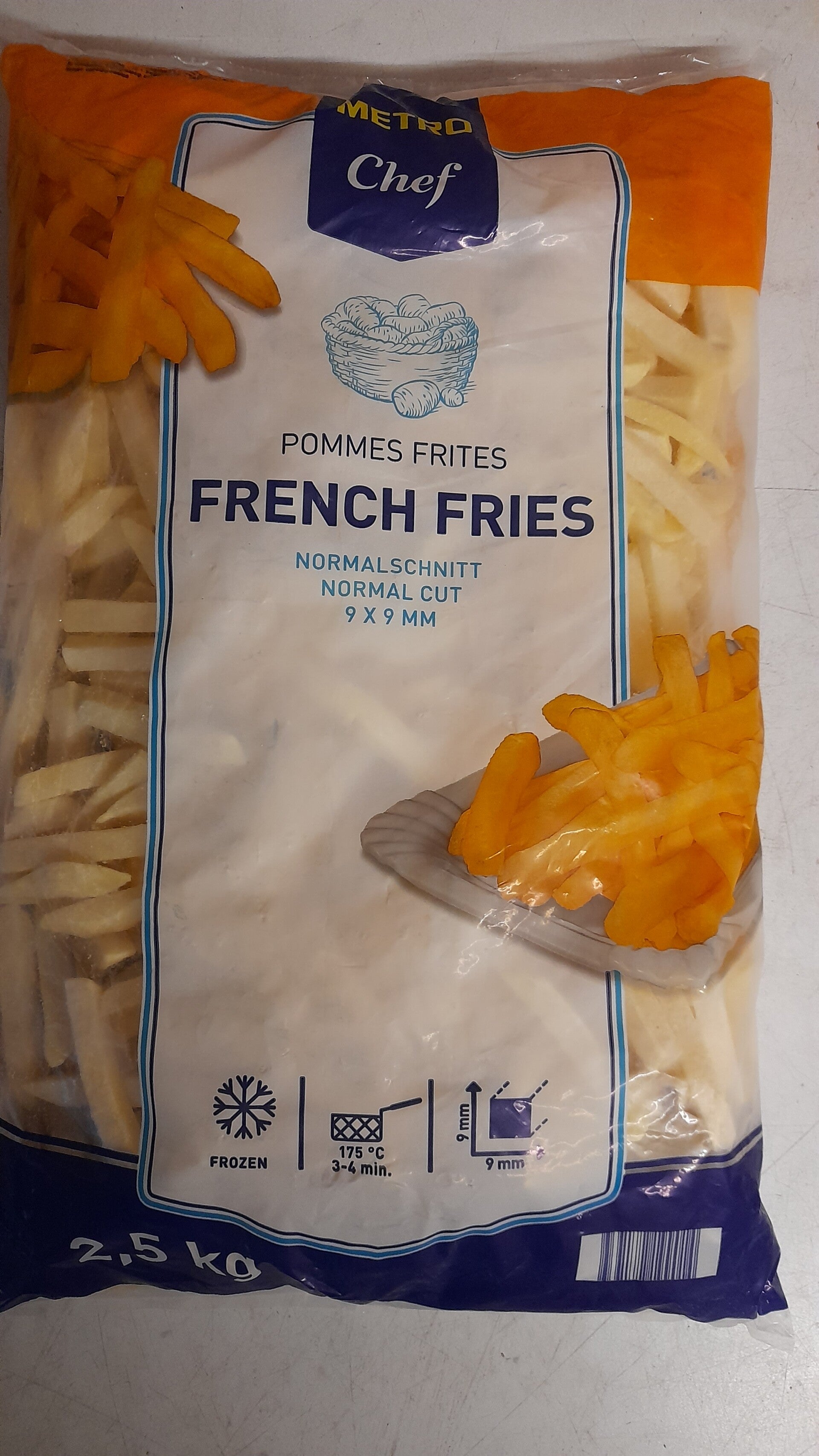 2,5kg friet