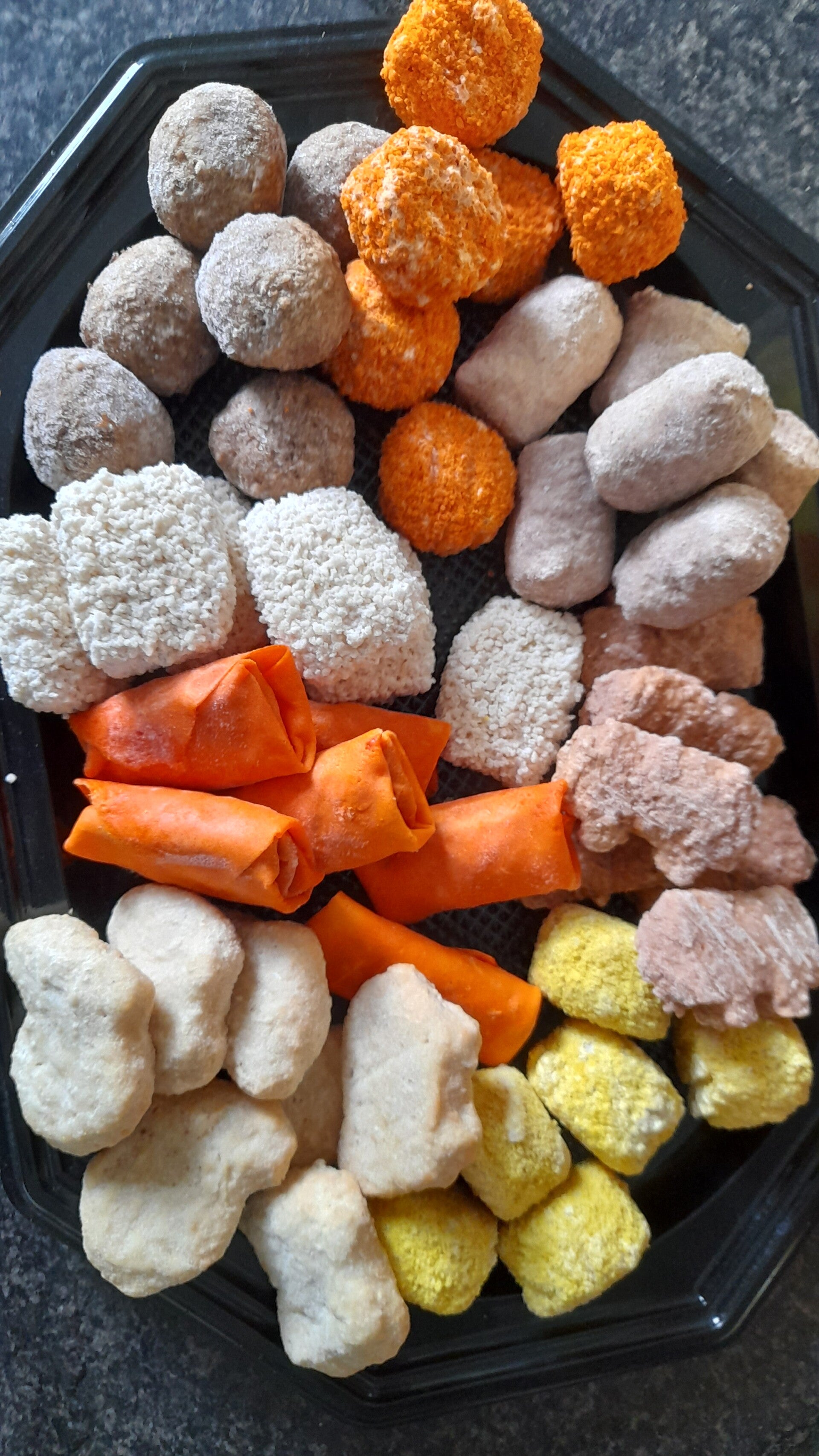 Luxe hapjesschaal ca 950gr