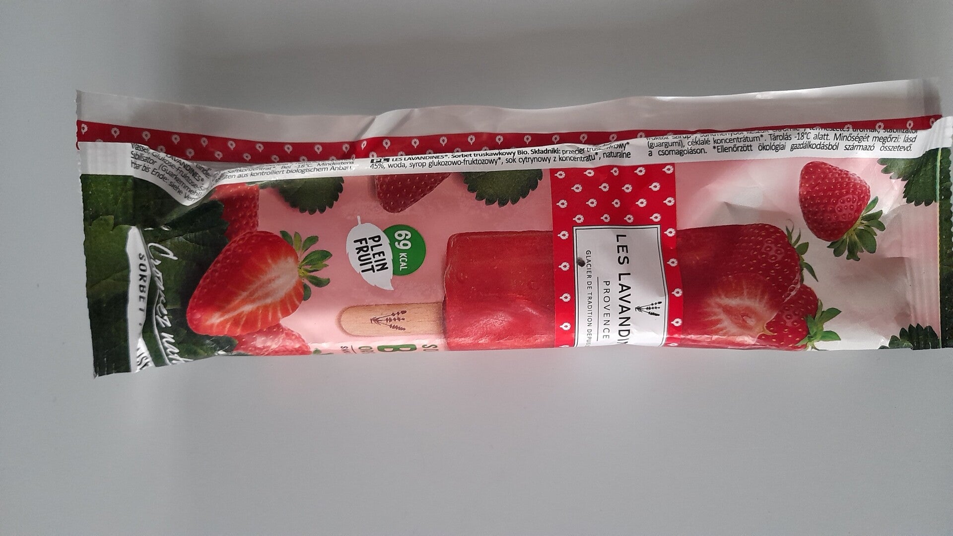 10 aarbeien ijs sorbet