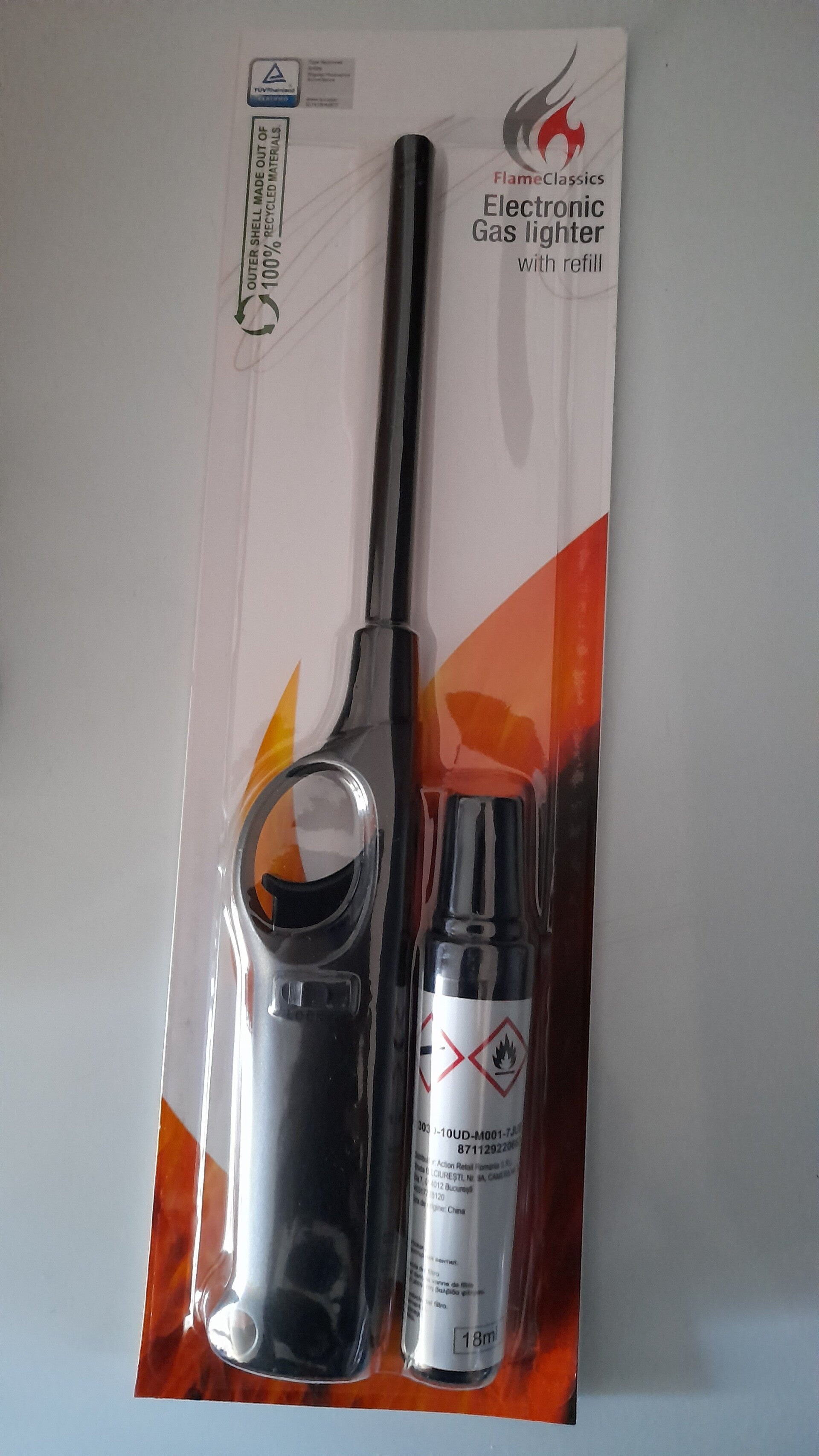 Aansteker lang met navulling