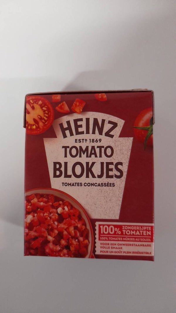 Heinz Tomato Blokjes Naturel 390g