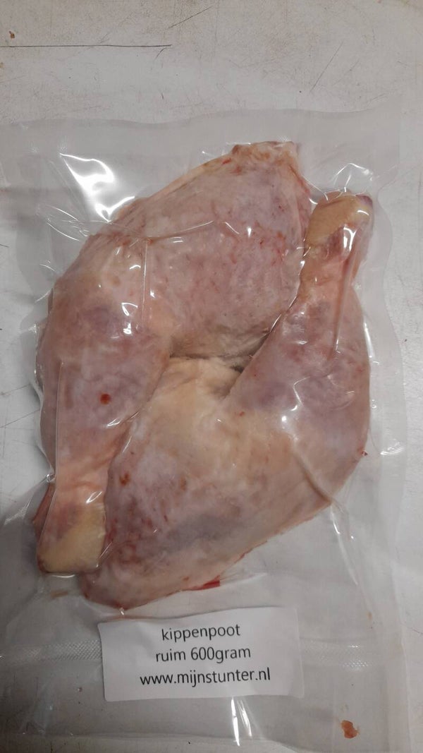2 kippenpoten ruim 600gram