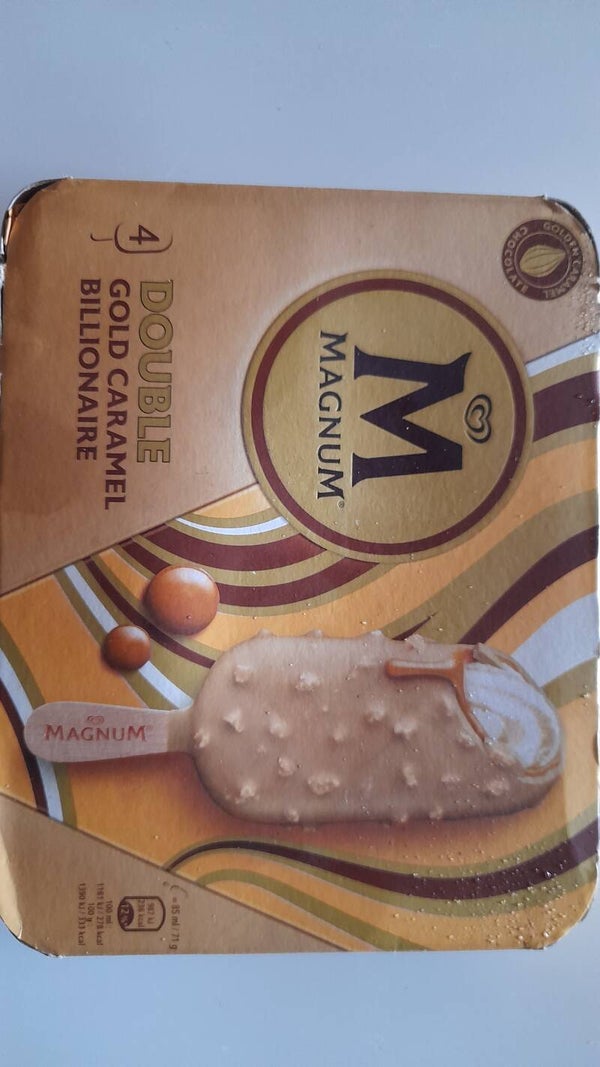 4 magnums double gold caramel