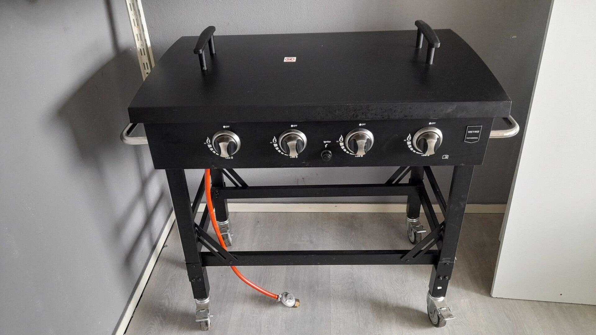 Bakplaat op gas gas fles apart bij te bestellen