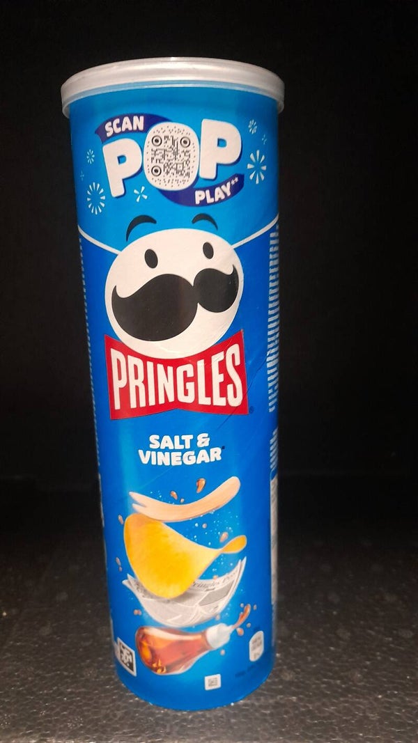 Pringels salto vinegar